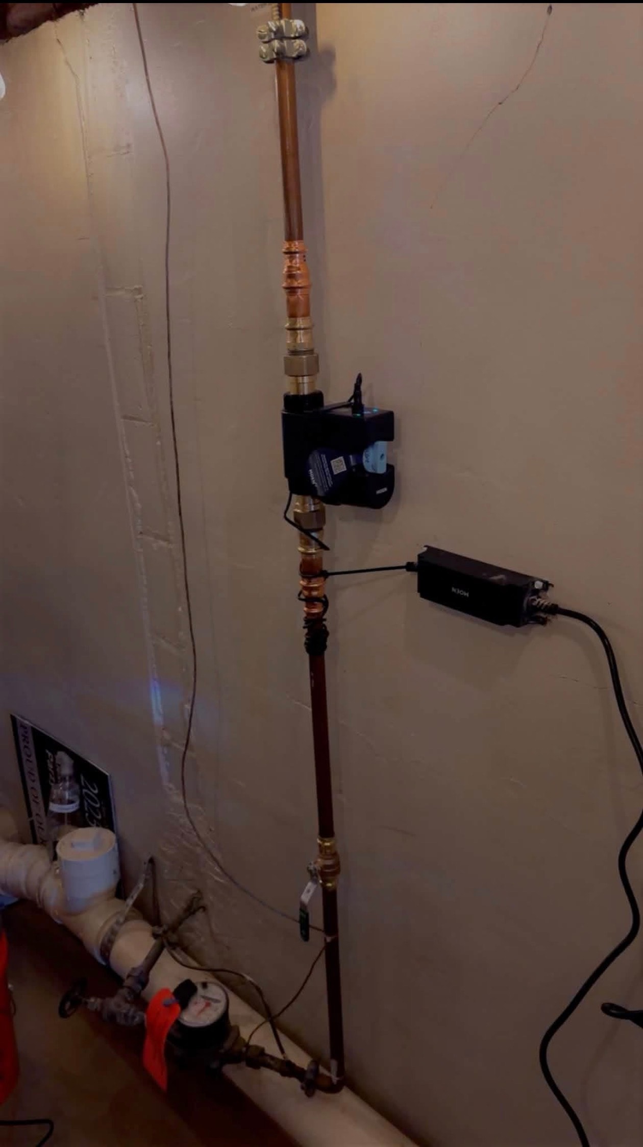 Copper shut-off valve and smart water meter installation — Buffalo NY